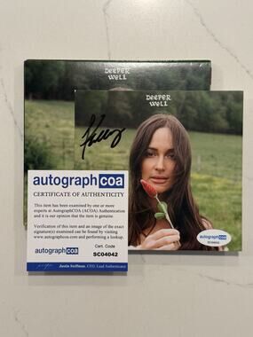 Kacey Musgraves SIGNED Autographed Deeper Well CD COA ACOA #2
